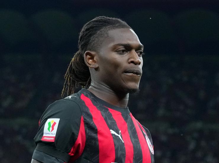 L'esterno d'attacco del Milan Rafael Leao