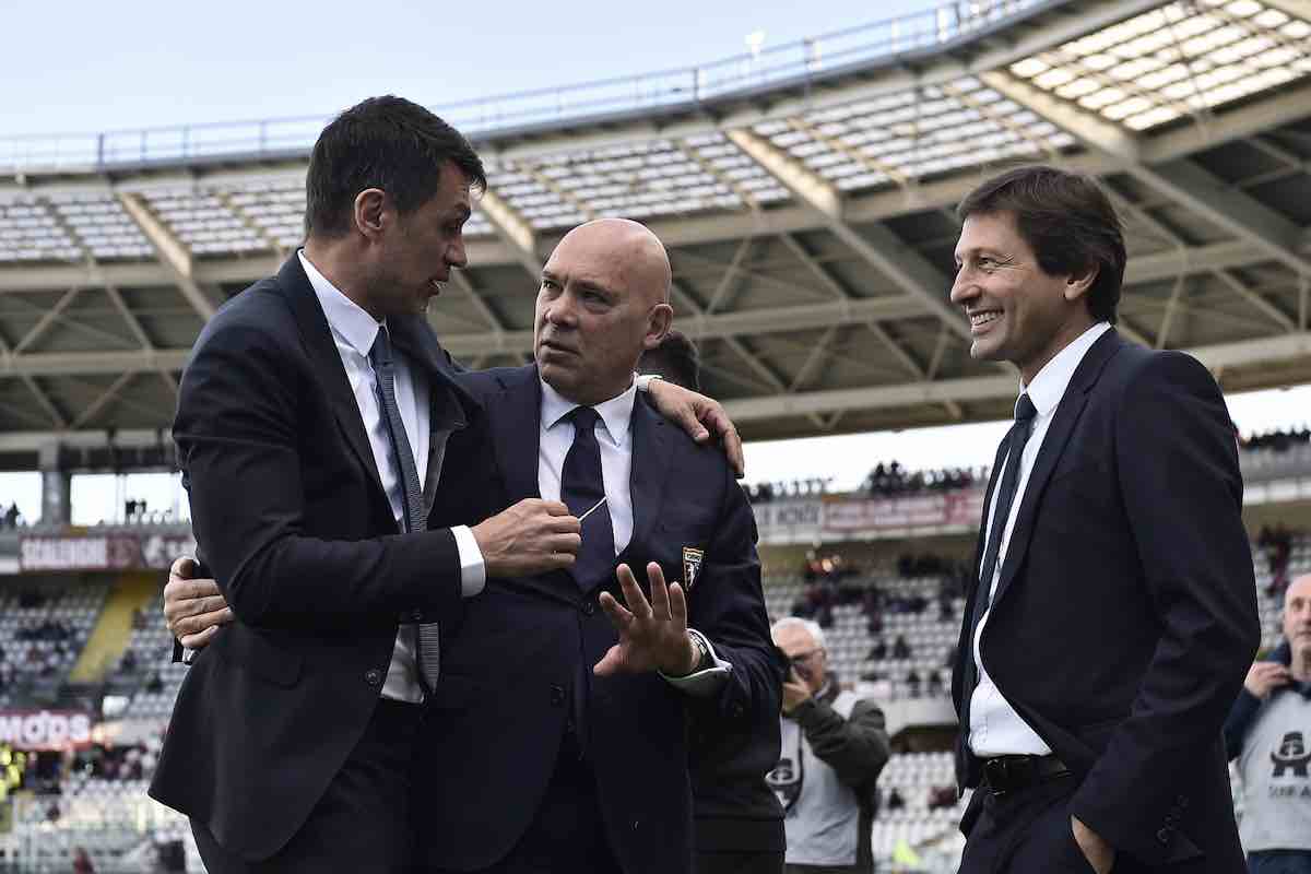 Tavana con Maldini e Leonardo 