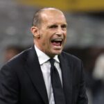 Max Allegri arrabbiato durante un match