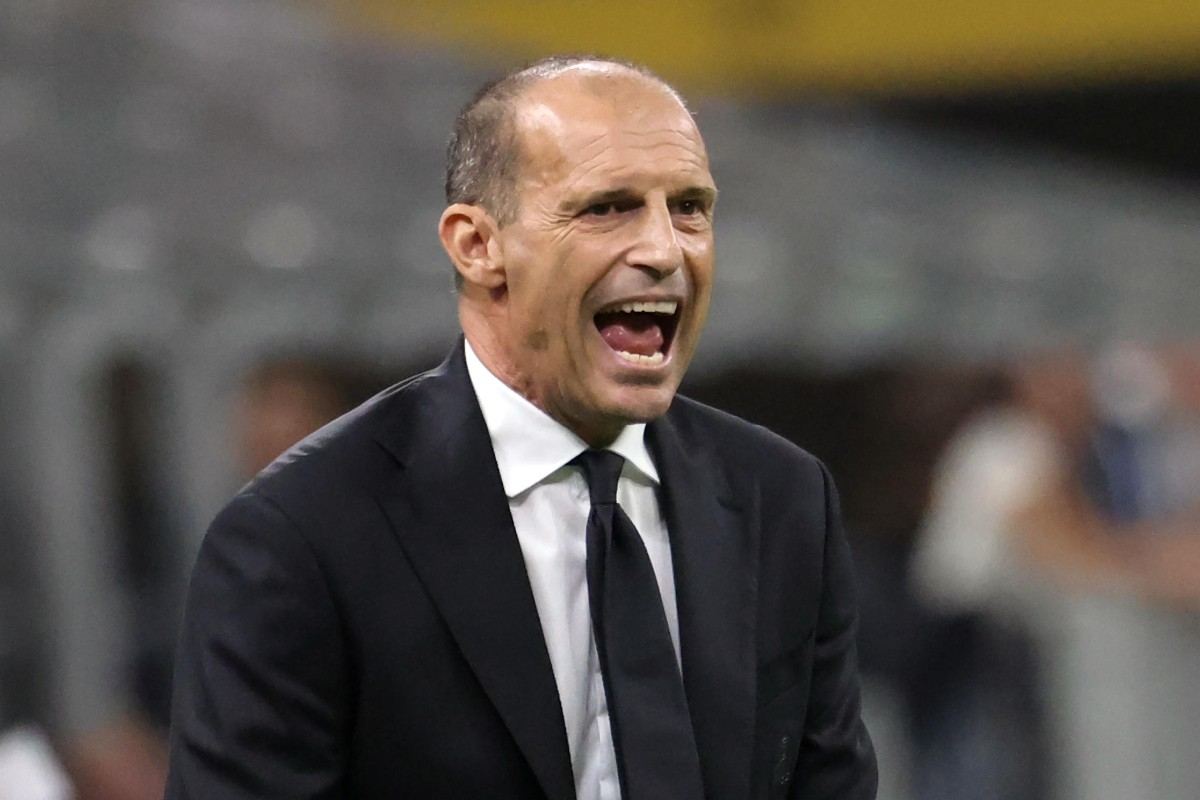Max Allegri arrabbiato durante un match