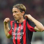 Luka Modric con la maglia del Milan