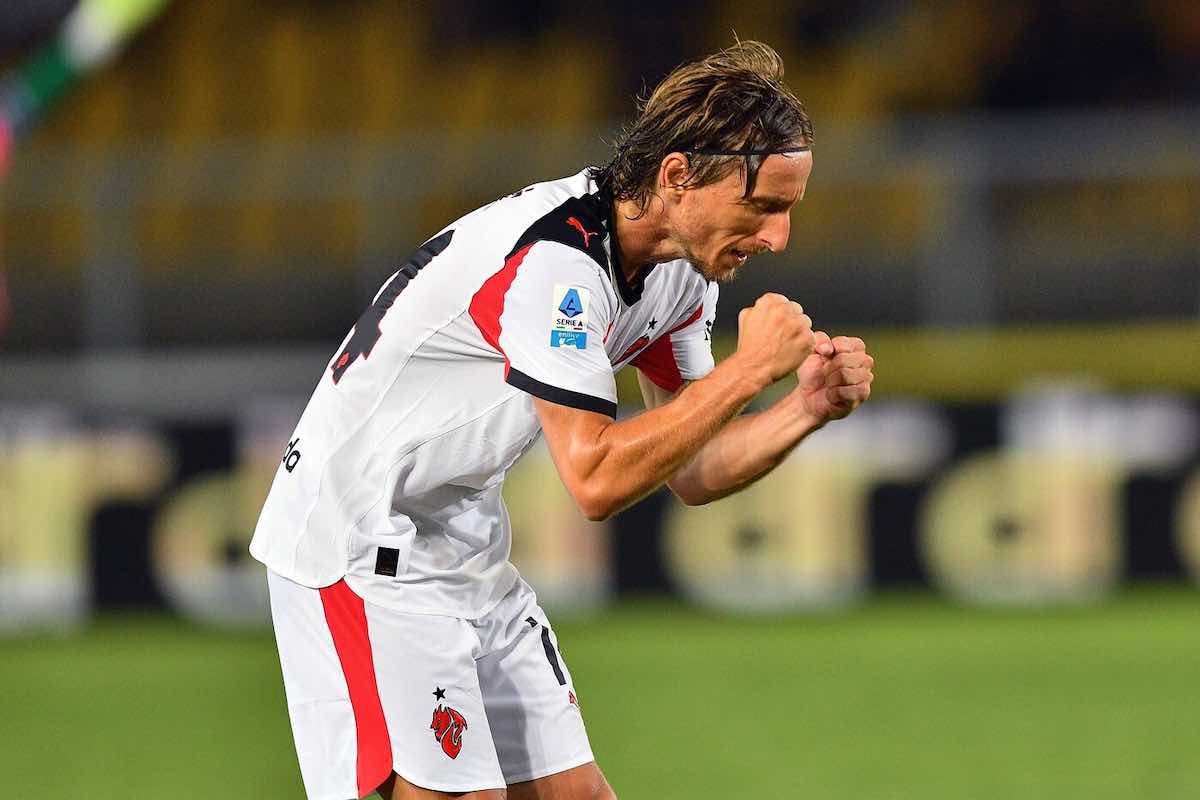 Modric esulta