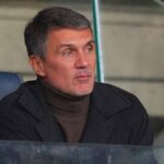 Paolo Maldini in tribuna
