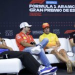 Piloti di Formula 1 in conferenza stampa