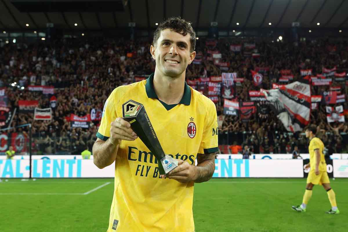 Pulisic con il premio di migliore in campo