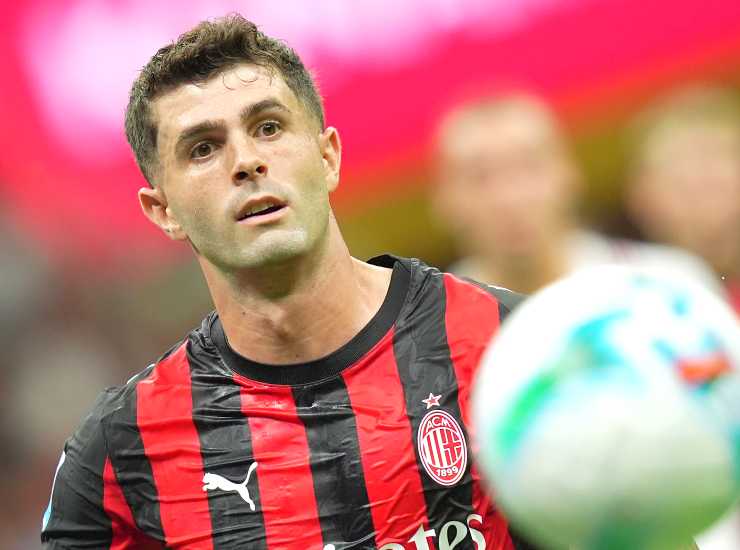 L'esterno d'attacco del Milan Christian Pulisic