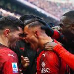 Simic festeggia il gol col Milan
