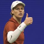 Jannik Sinner durante gli US Open