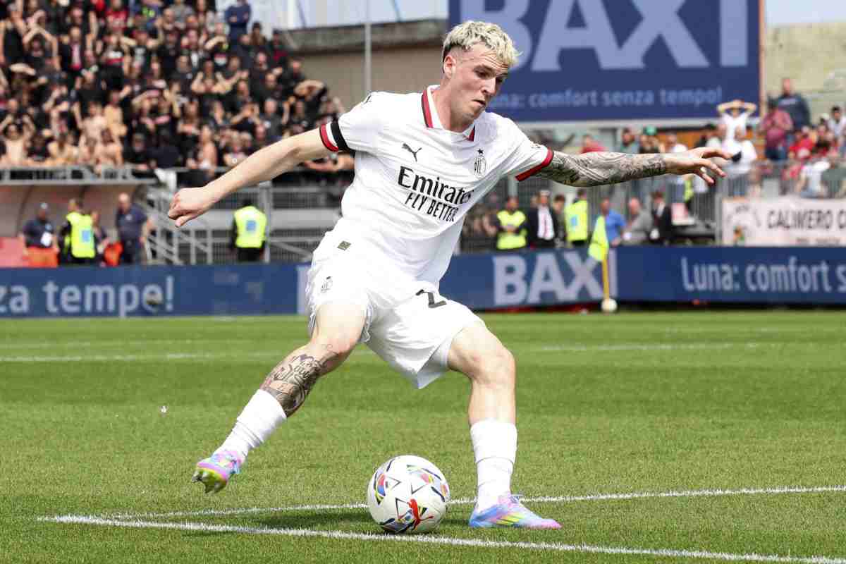 Alex Jimenez in azione con il Milan