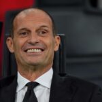 Allegri sorridente in panchina