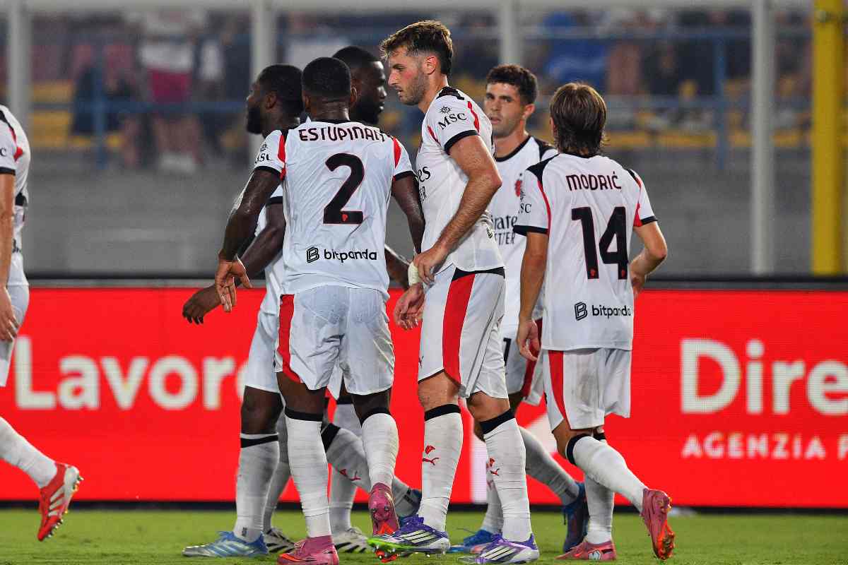 La squadra del Milan