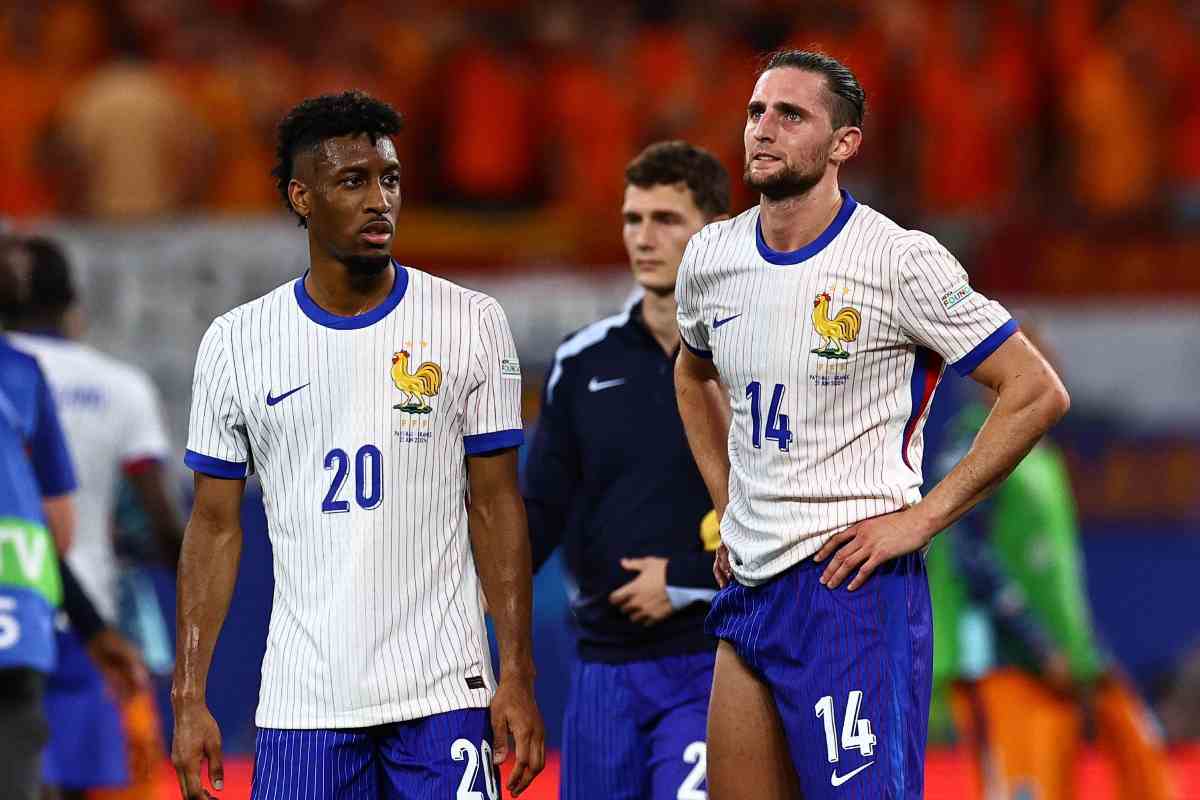 Adrien Rabiot con la maglia della Francia