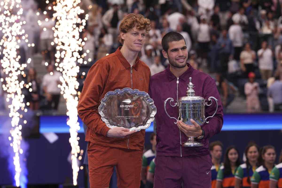 Sinner e Alcaraz premiati allo US Open