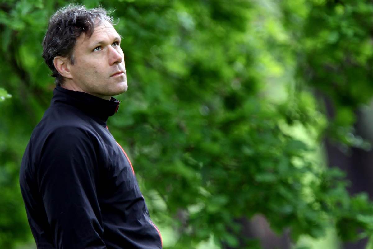 Marcon Van Basten durante una partita a golf