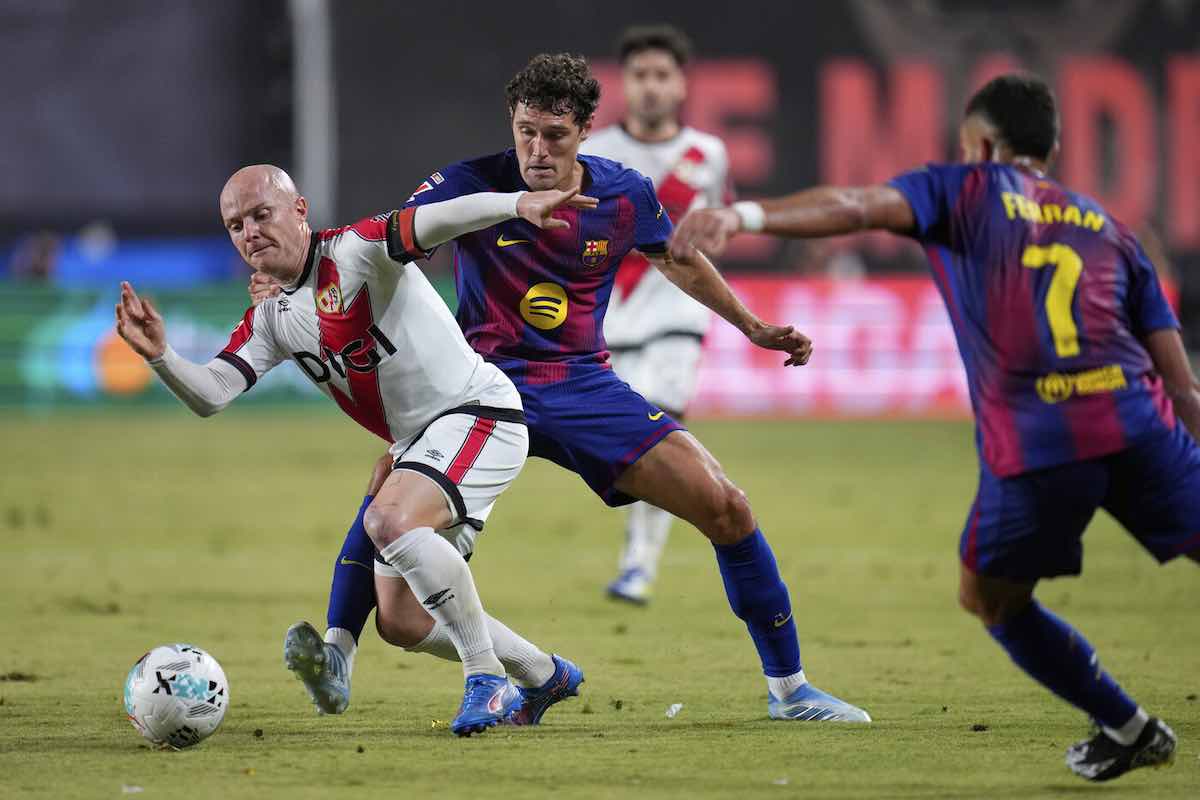 Christensen in azione con la maglia del Barcellona