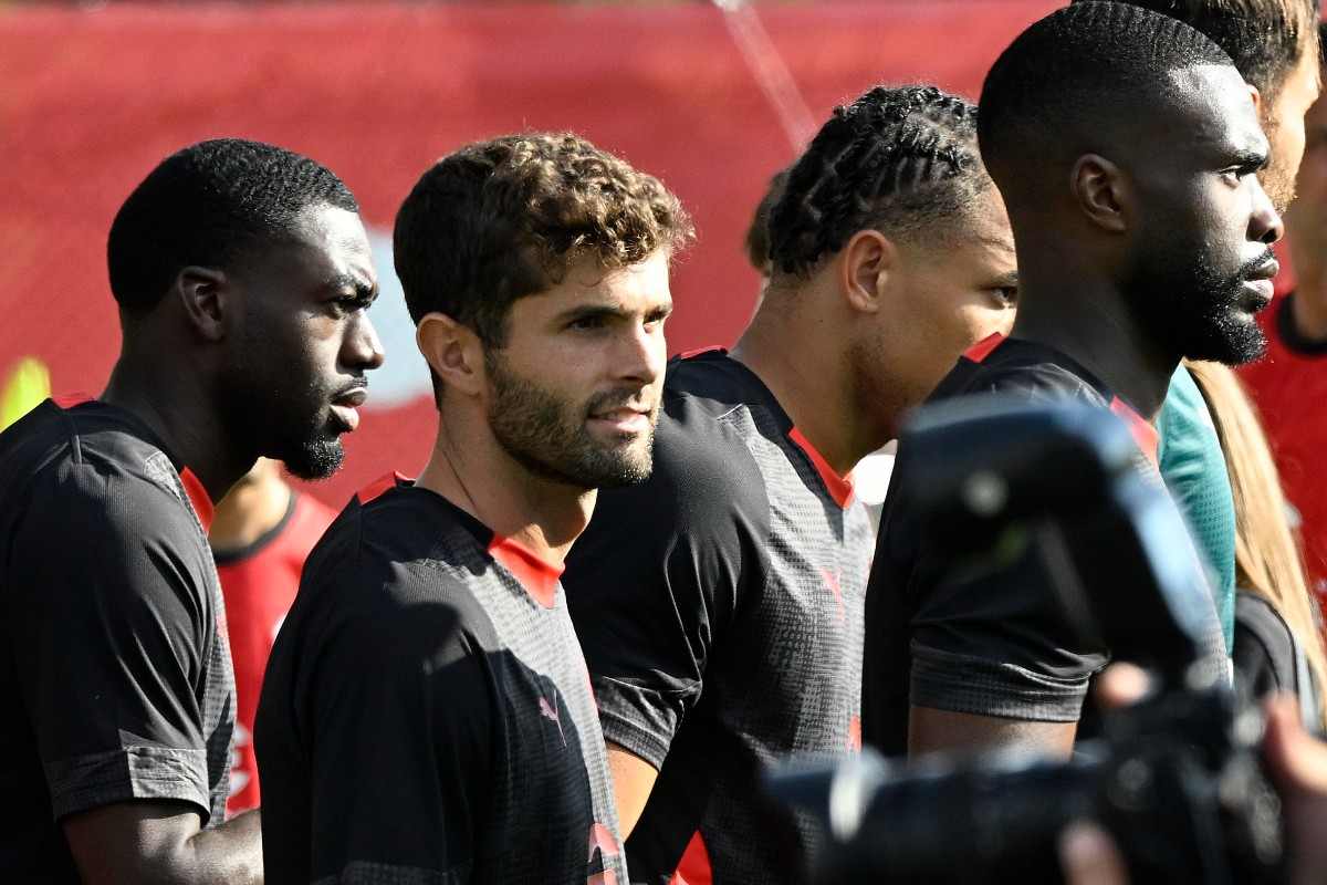 Christian Pulisic in allenamento