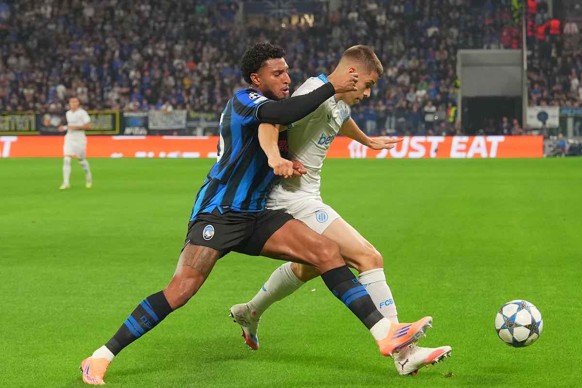 Tresoldi nel match contro l'Atalanta