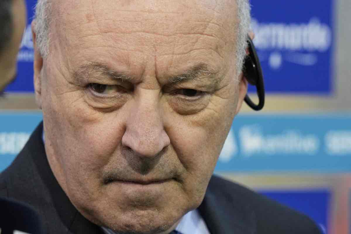 Marotta con una faccia seria