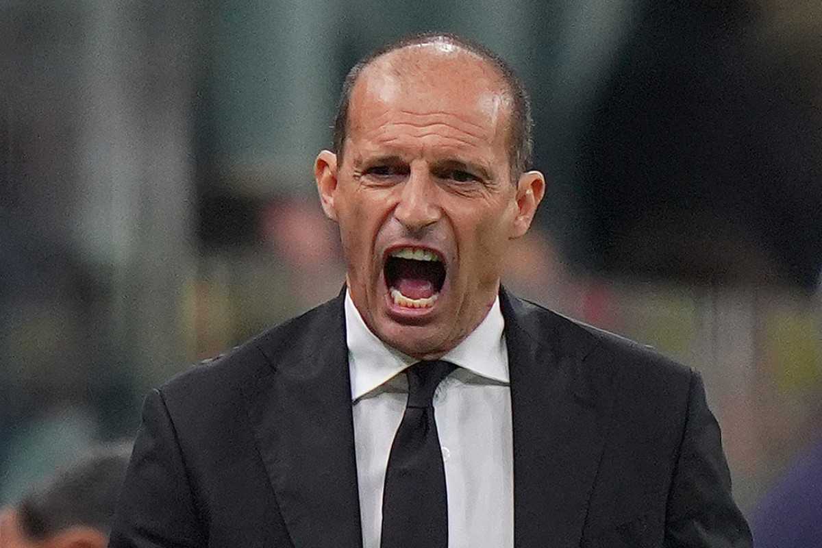 Massimiliano Allegri imbufalito