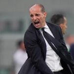 Max Allegri nervoso durante un match