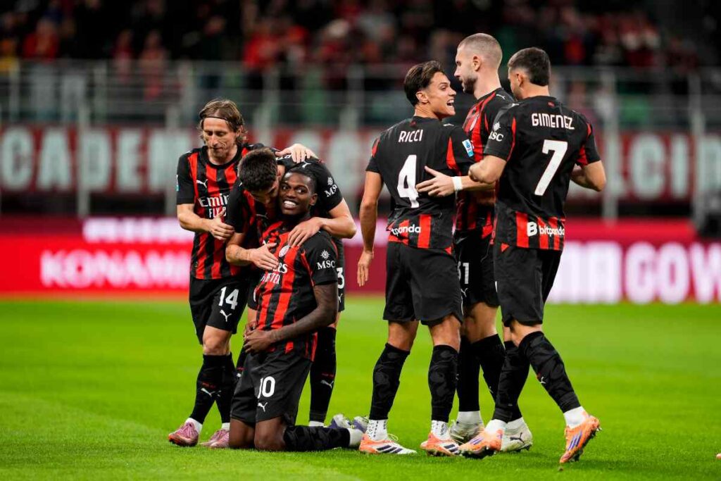 La squadra del Milan
