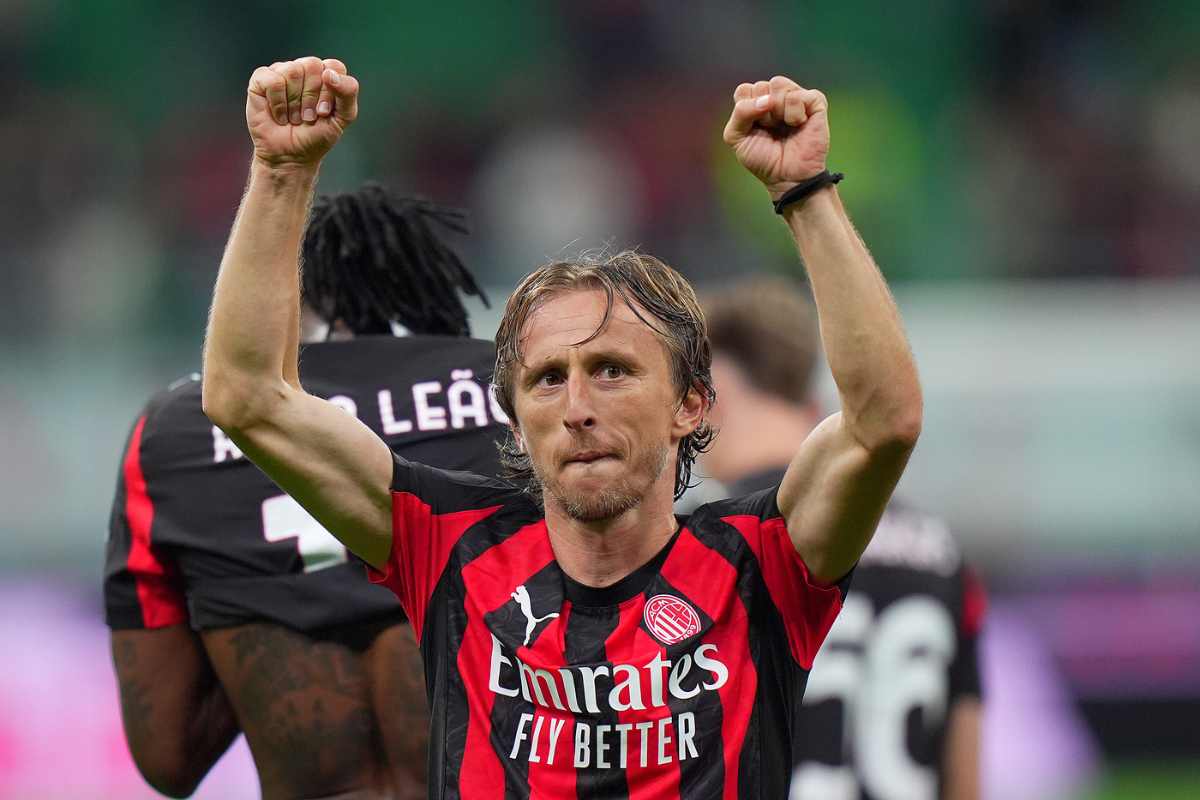Luka Modric esulta