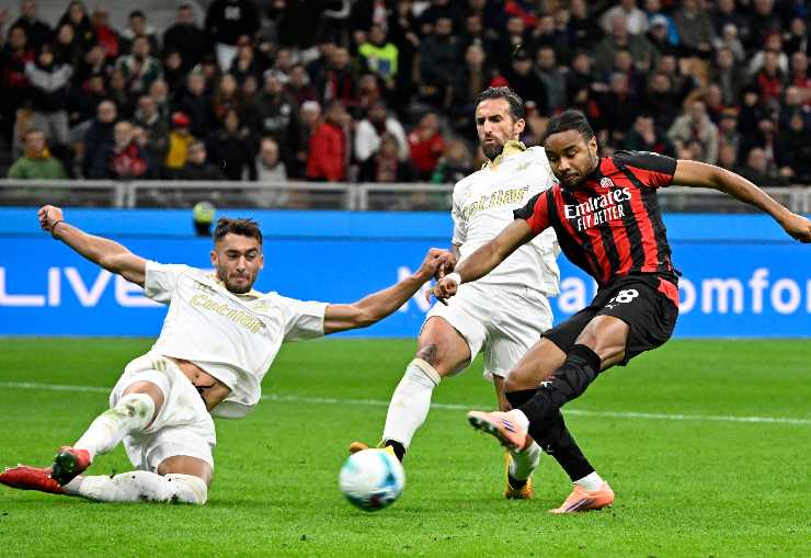 Nkunku al tiro in area di rigore