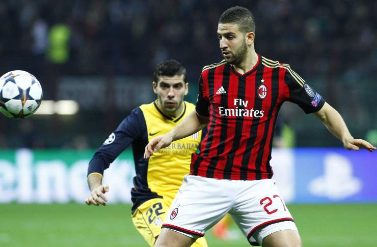 Adel Taarabt con la maglia del Milan