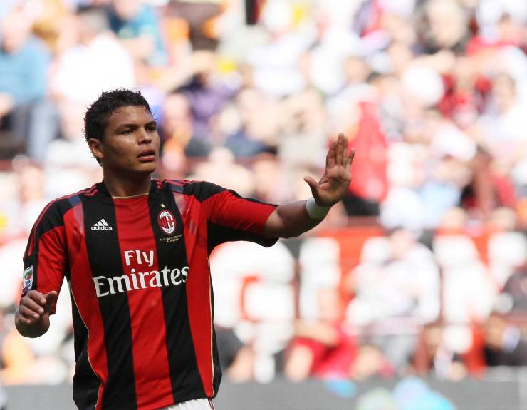 Thiago Silva con la maglia del Milan