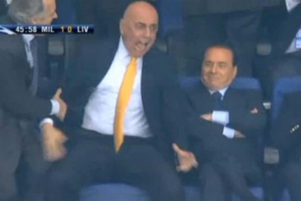 Galliani e l'acquisto del Milan da parte di Berlusconi